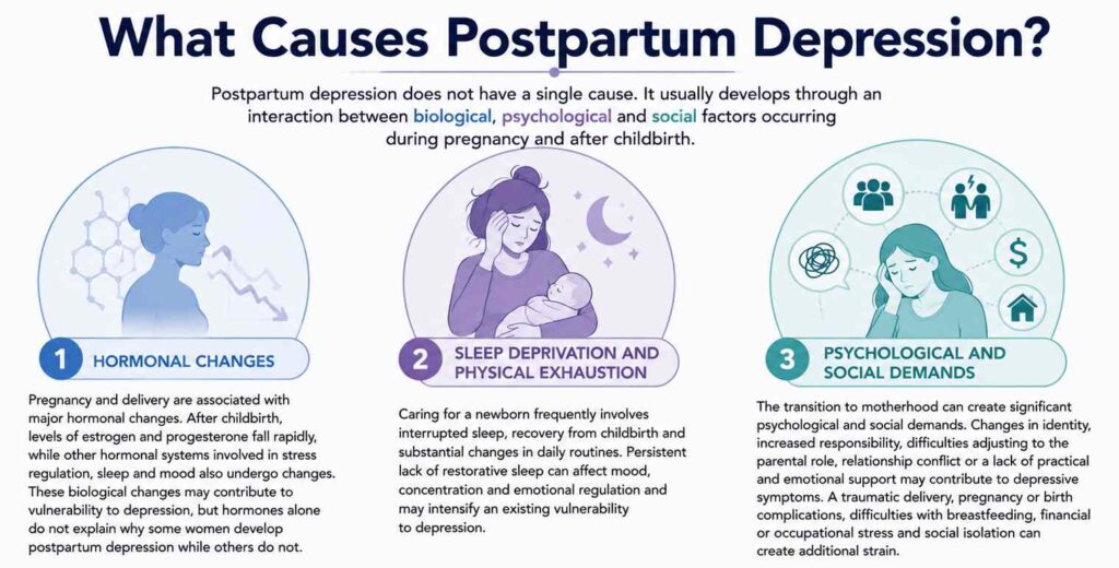 What Causes Postpartum Depression?