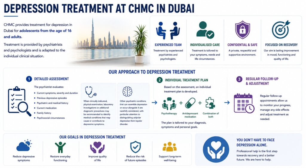 Depression Treatment at CHMC in Dubai