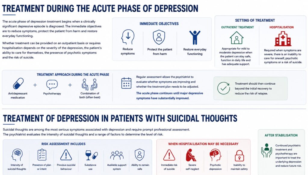 Treatment During the Acute Phase of Depression
