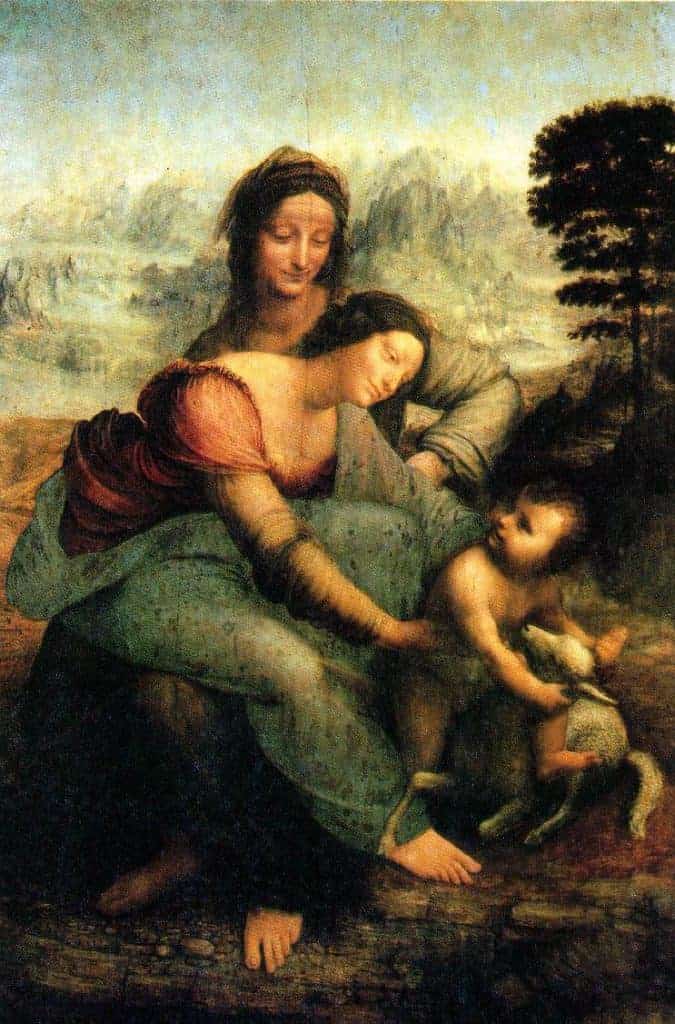 Art. The Virgin and Child with St. Anne