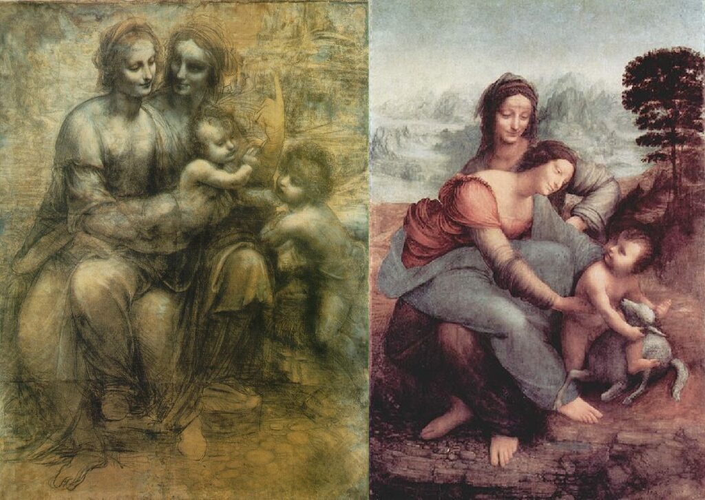 The Virgin and Child with Saint Anne