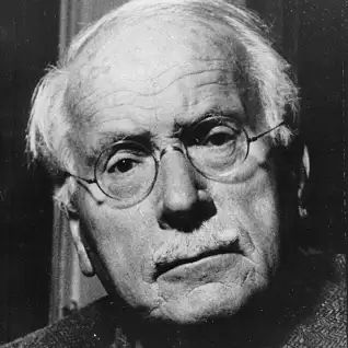 Carl Gustav Jung's Archetypes. A black and white picture of C.G. Jung