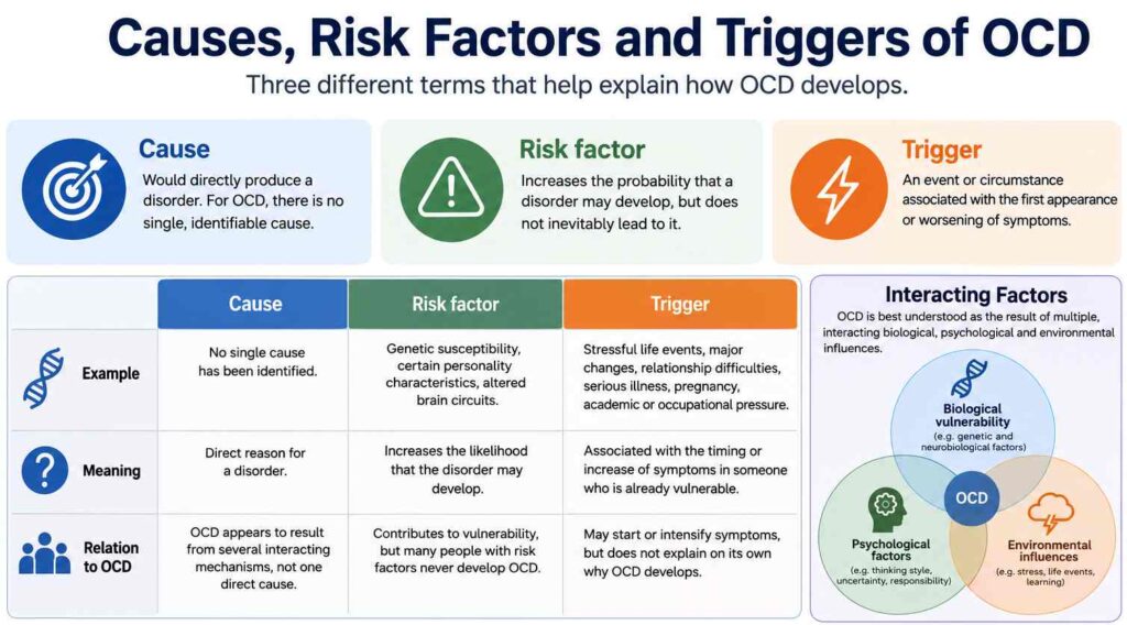 Causes, Risk Factors and Triggers of OCD