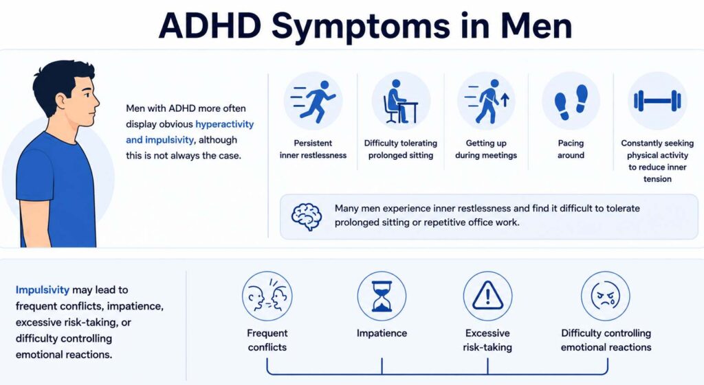 ADHD Symptoms in Men