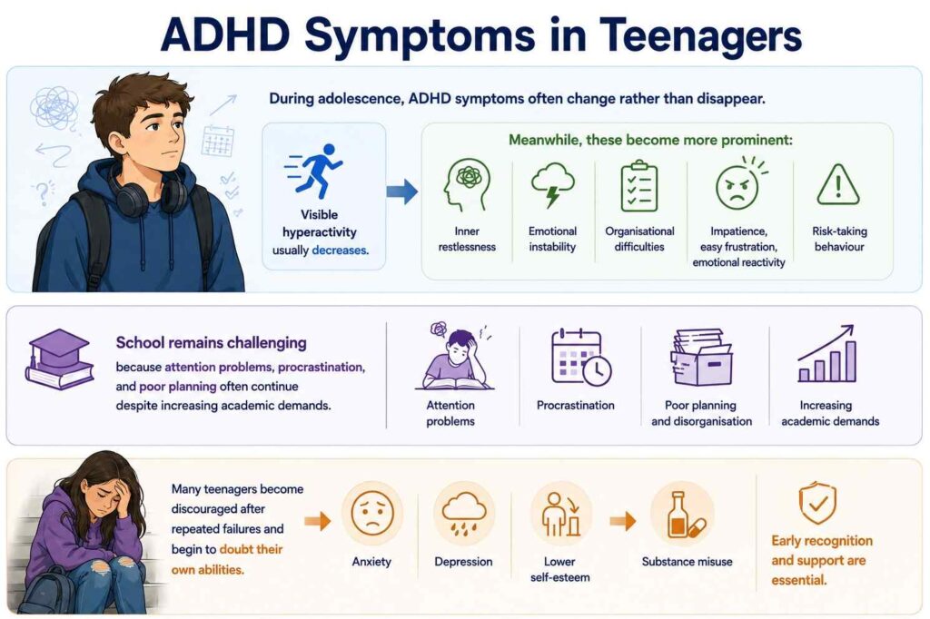 ADHD Symptoms in Teenagers