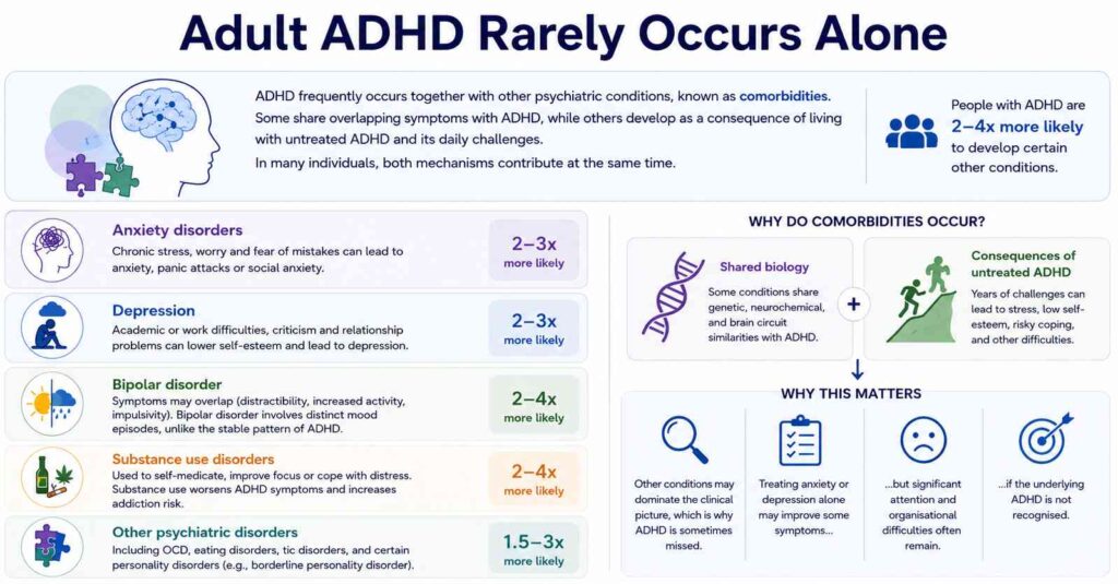 ADHD Rarely Occurs Alone