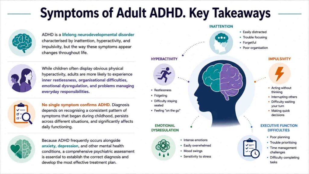 Symptoms of ADHD. Key Takeaways