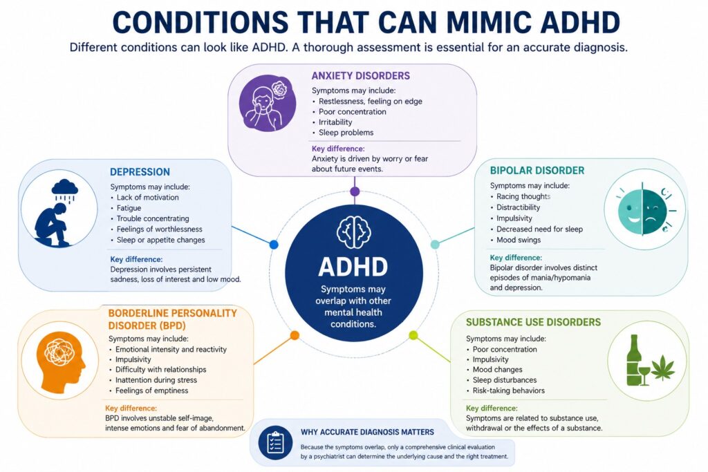 Conditions That Can Be Mistaken for ADHD