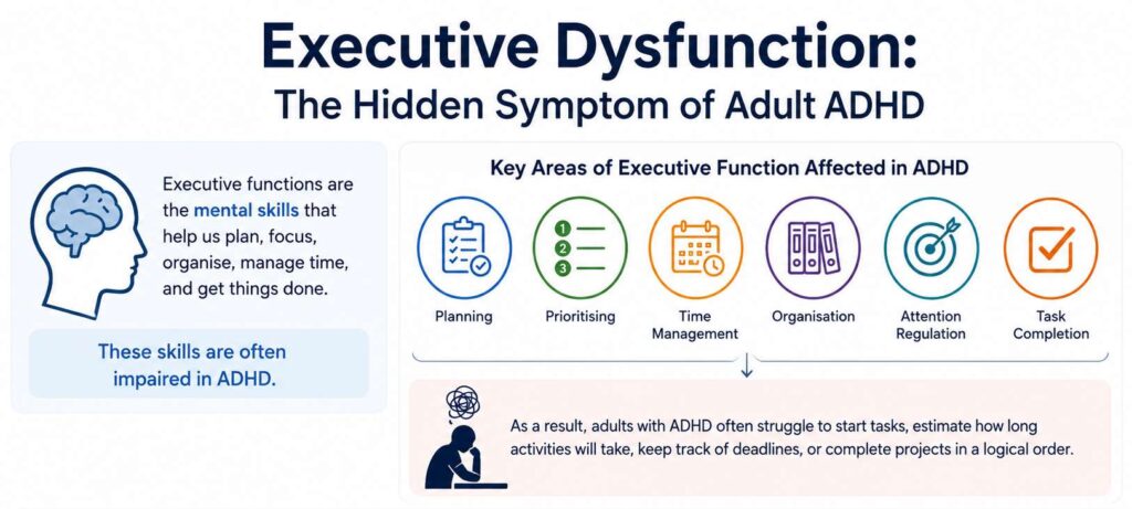 Executive Dysfunction: The Hidden Symptom of Adult ADHD