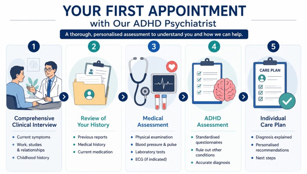 Your First Appointment with Our ADHD Psychiatrist