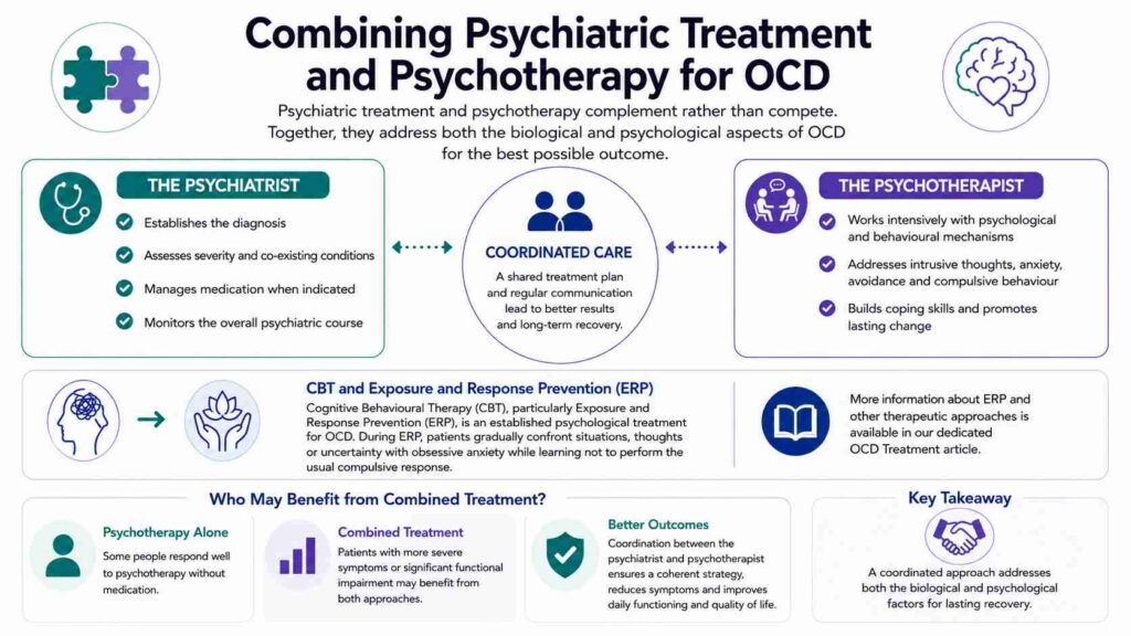 Combining Psychiatric Treatment and Psychotherapy for OCD