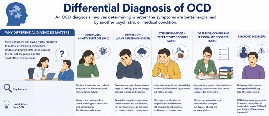 Differential Diagnosis of OCD