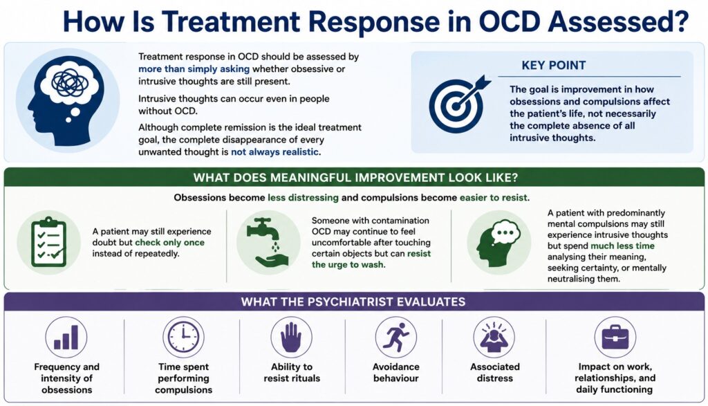 How Is Treatment Response in OCD Assessed?