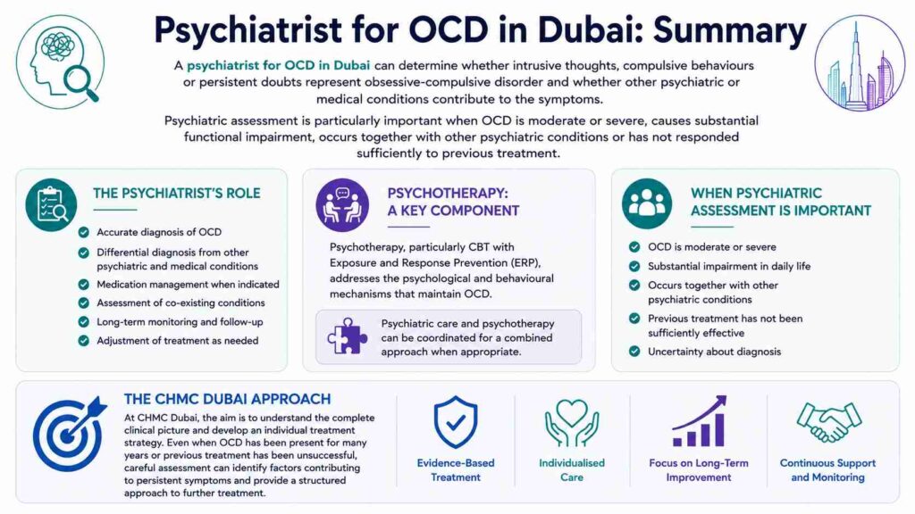 Psychiatrist for OCD in Dubai: Summary
